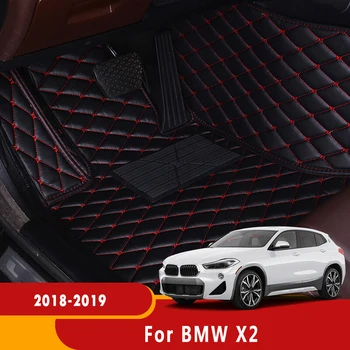 Auot Odinis Kilimas Pėdos Padas Apdailos Vandeniui Reikmenys, Automobilių Kilimėliai BMW X2 2018 2019