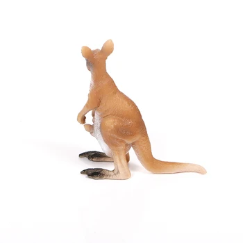 Australijos Laukinių Gyvūnų Kengūros Modeliavimas Šeimos Modelis Veiksmų Skaičius, Statulėlės Švietimo Žaislai vaikams Kolekcijos modeliai