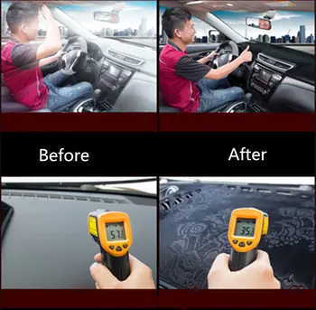 Auto DashMat prietaisų Skydelio Dangtelį, Mat Trinkelėmis Interjero Saulės Pavėsyje Priemonė Raštas Kilimų Reikmenys, Lexus ES350 ES300h 2013-2018 m.
