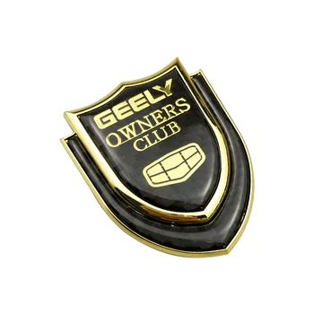 Auto Emblema Decal Geely Logotipas Emgrand EB7 EC8 X7 GE GT EV8 EX7 CK MK king kong gx7 Anglies Pluošto Automobilių Ženklelis Lipdukas Apdaila