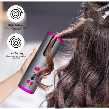 Automatinis Hair Curler Oro Spin & N Curl Belaidžius Garbanoti Geležies pagal celsijų/Celsijaus Profesinės USB Įkrovimo Kelionės Lygintuvai