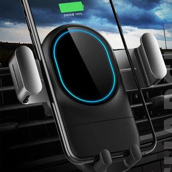 Automatinis Tvirtinimo Belaidis Automobilinis Įkroviklis Oro Angos Telefono Laikiklis, Įkroviklis Stovėti iPhone 7 8 X 
