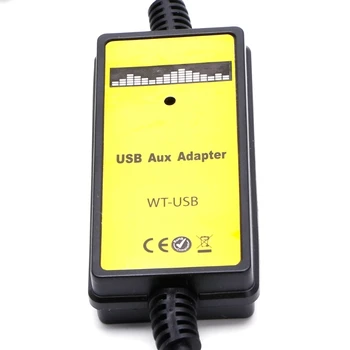 Automobilinis USB Aux-in Adapteris CD MP3 Grotuvas, Radijo Sąsajos 12 Pin VW Audi Skoda Seat
