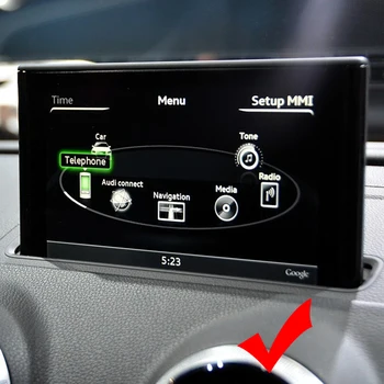 Automobilio Atbulinės eigos Kamera Skirta Audi A3-2019 atsarginė kamera Sąsajos Adapteris Priekiniai Galinio vaizdo Kamera, Ekranas Pagerinti Dekoderis adapteris