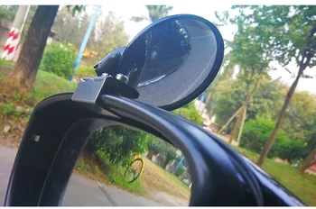 Automobilio Kairės ir Dešinės Priekiniai Varantys Aklųjų Zonų Veidrodėliai 360 Laipsnių Sukimosi Plataus Kampo Treneris galinio vaizdo Veidrodis negyvojoje Pagalbinis Veidrodis