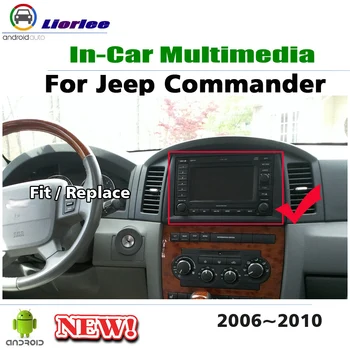 Automobilio Multimedijos Grotuvo Jeep Commander/Grand Cherokee/Kompasas 2005-2010 M. Radijo 