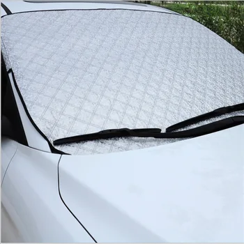 Automobilio priekinis stiklas drabužių pusė padengti žiemos sustorėjimas sniego anti-frost antifrizas pusę kūno automobilių dangtelio priekinio, galinio stiklo rinkinys