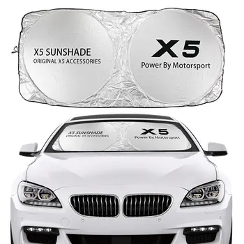 Automobilio priekinį Stiklą Saulės Pavėsyje Padengti BMW X5 E53 E70 