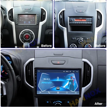 Automobilio Radijo Chevrolet S10 Isuzu DMAX 2016 2017 2018 Android 8.1 9 colių Jutikliniu ekranu, GPS Navigacijos, Multimedijos Grotuvas