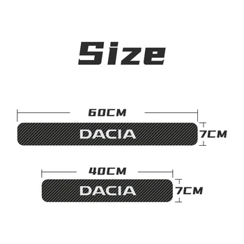 Automobilio Stilius 4pcs Anglies pluošto apsaugoti durų slenksčio nusitrinti pedalo riba įklija, Dacia Lodgy 2 Mcv Sandero Duster 