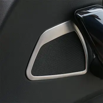 Automobilio stilius Durų garso garsiakalbis garsiakalbis durų apdaila lipdukas padengti dekoratyvinių BMW F20 1 Serijos Interjeras Auto Priedai