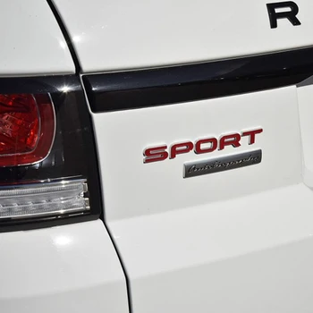 Automobilio Stilius Kamieno Lipdukas SPORTO EVOQUE Raidžių Emblema Baras Logotipą Žemės Range Rover SV Autobiografijos ULTIMATE Edition Baras Ženklelis