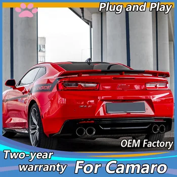 Automobilio Stilius už Chevrolet Camaro-2018 led užpakalinis žibintas, skirtas Chevrolet Camaro žibintas galinis Led DRL+Stabdžiu+Parko+Dinaminis posūkio signalo