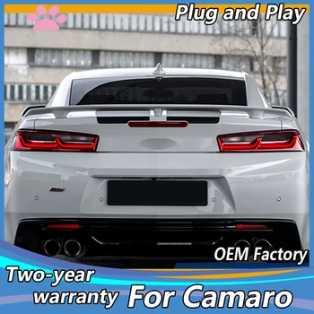 Automobilio Stilius už Chevrolet Camaro-2018 led užpakalinis žibintas, skirtas Chevrolet Camaro žibintas galinis Led DRL+Stabdžiu+Parko+Dinaminis posūkio signalo