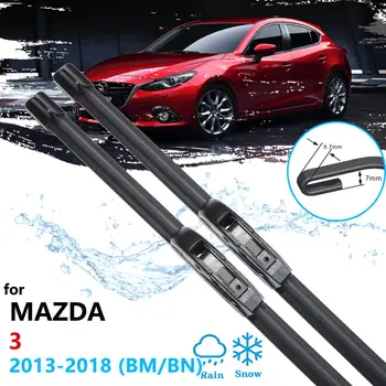 Automobilio Valytuvo už Mazda 3 BM BN 2013~2018 Axela Priekinio lango Valytuvai Automobilių Reikmenys m. m. 2016 m. 2017 m.