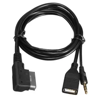 Automobilių AMI AUX USB Kabelis iPhne 6s 5 Tinka Benz