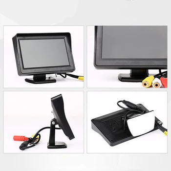 Automobilių Ekranas 4.3 colių Ekranas galinio vaizdo Atbuline Kamera TFT LCD Automobilinis Ekranas HD Skaitmeninė Vaizdo Įvesties PAL NTSC Galinio vaizdo Monitorius