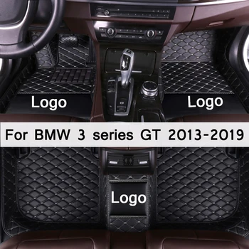 Automobilių kilimėliai BMW 3 serijos GT 320i 328i 330i 335i 2013 2016 2017 2018 2019 Custom auto pėdų Pagalvėlės automobilių