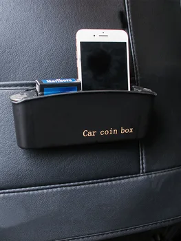 Automobilių monetų dėžutė kišenėje apdailos lauke mobiliojo telefono šiukšliadėžės akiniai, rėmeliai, interjero šiukšlių laikymo automobilių durų pusėje kabo šiukšliadėžės