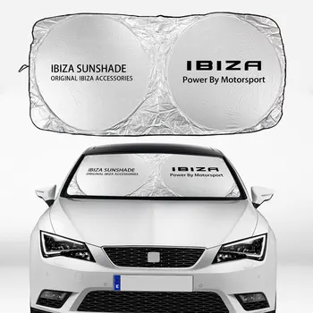 Automobilių Stiklų Windowshield Stoglangis Padengti Saulės Izoliacija UV Apsauga nuo Saulės Pavėsyje, Skydeliai Blokas Seat Ibiza Auto Priedai