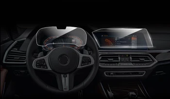 Automobilių TPU Navigacijos Apsauginė Plėvelė DVD Touchscreen Ekranas LCD galiniu langu apsauga BMW X5 G05 X7 G07 2019 Priedai