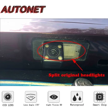 AUTONET HD Naktinio Matymo Atsarginės Galinio vaizdo kamera, Skirta Peugeot 208 2012 2013 2016 2017 Originalus hole/licencijos veidrodinis fotoaparatas