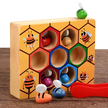 Avilio Stalo Žaidimai Montessori Pramogų Ikimokyklinio Ugdymo Ikimokyklinio Ugdymo Dėlionės Blokai Mediniai Žaislai