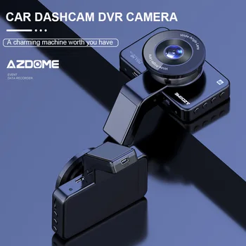 AZDOME M17 Brūkšnys Kamera Full HD 1080P Vaizdo įrašymo 170 Laipsnių Plataus Kampo Dashcam Naktinio Matymo Automobilių DVR 24H automobilių Stovėjimo aikštelė, Automobilių Kameros