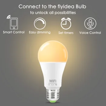 B22 Smart Lemputė E27 220V LED Šviesos Pritemdomi 