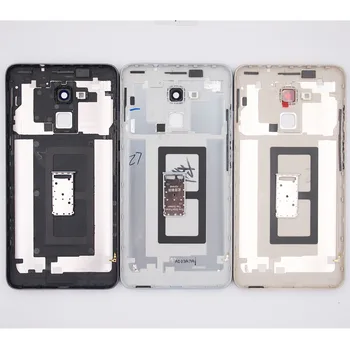 BaanSam Naujas Baterijos dangtelis Galinio Dangtelio SIM Kortelės Dėklas Būsto Atveju Huawei Honor 5c Su Galios garso Mygtukai
