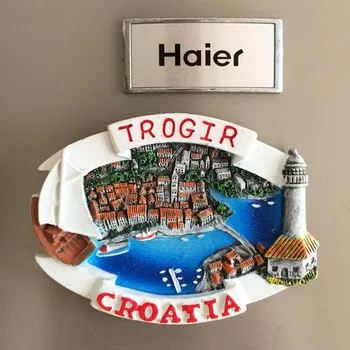 BABELEMI 1pc Trogir, Kroatija Šaldytuvas Magnetas 3D Šaldytuvas Magnetai, Kelionių Suvenyrų 