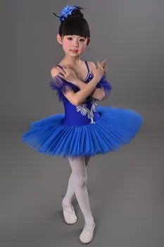 Balta/Juoda/Rožinė Deimantų Baleto Suknelė Vaikų Gulbių Ežeras Baleto Kostiumas Mergaitėms Tutu Baleto Leotard Dancewear Baleto Kostiumai Vaikams