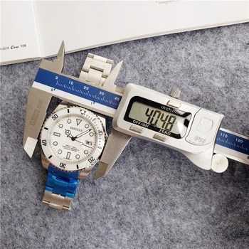 Balta vandens dvasios Automatinis mechaninis laikrodis Kokybės AAA Nerūdijančio plieno Šveicarijos prabangos prekės ženklo Verslo laikrodžiai pritaikyti logotipas