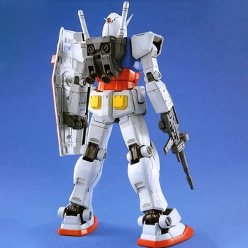 BANDAI gundam MG 1/100 RX-78-2 Gundam Ver.1.5 modelis vaikai surinkti Robotas Anime veiksmų skaičius, žaislai