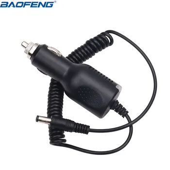 Baofeng Patobulinta Versija 12-36V Įvesties Automobilinio Įkroviklio Laidą Indikatoriaus Lemputė Baofeng UV-5R UV-82 GT-3 UV-9R Plius Du Būdu Radijo