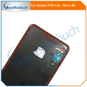 Baterijos Dangtelis Huawei 30 Lite / Nova 4E P30Lite Baterija, galinis Dangtelis Galinių Durų Būsto Atveju Fotoaparatas Objektyvo atsarginės Dalys