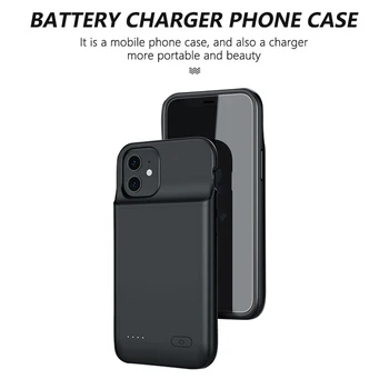 Baterijos Kroviklis Atveju iPhone 12 Pro Max Atveju Išorinę Bateriją, Skirta iPhone 12 Mini Galia Atveju apsauginis Dangtis Naują įrašą
