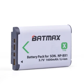 Batmax 1600mAh NP-BX1 NPBX1 NP BX1 Baterija + USB Įkroviklio Sony HDR-AS100v AS30 AS15 DSC-RX100 HX400 WX350 Fotoaparato Baterijos