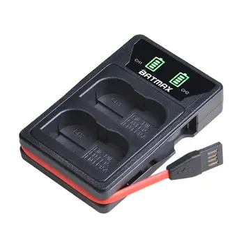Batmax EN-EL15 LT-EL15A LED USB Dual Įkroviklį su C Tipo Prievadas, skirtas Nikon D600 D610 D600E D800 D800E D810 D7000 D7100,Z6, Z7