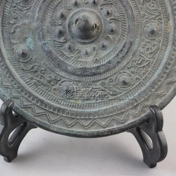 Bauda antikvariniai bronzos veidrodis su apvalios modelis Han Dinastija