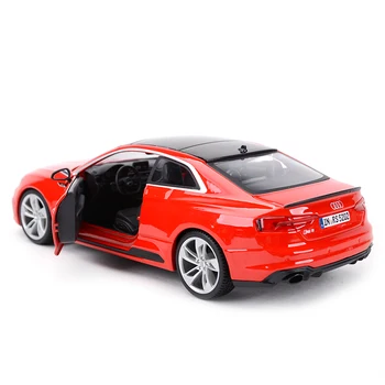Bburago 1:24 Audi RS5 Kupė Sporto Automobilį Statinio lydinio Transporto priemonių Kolekcines Modelio Automobilių Žaislai
