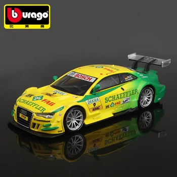 Bburago 1:32 Audi RV lenktynių modelio DTM lenktynių automobilis Kabrioletas lydinio automobilių WRC Rally Racing Lieti Modelio Surinkimo dovanos