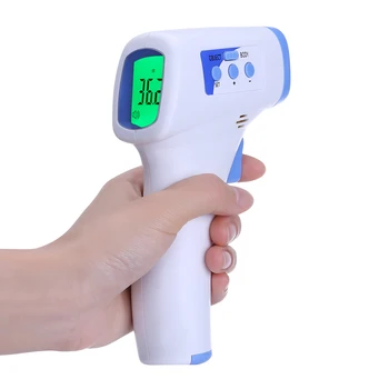 Bekontaktis Kaktos Termometras Skaitmeninis LCD Kūno Objektas Termometro Matavimo Saugos ir SPINDULIŲ Termometras Kūdikiui Suaugusiųjų