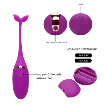 Belaidis Nuotolinio Valdymo Silikoninis Vibruojantis Kulka Kiaušinių Vibratoriai USB Įkrovimo G taškinio Masažo Kamuolys Suaugusiųjų Sekso Žaislai Moterims