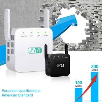Belaidžio Wifi Booster 5G Wifi Kartotuvas 300Mbps Wifi Range Extender Wifi Ilgas Signalo Stiprintuvo 5 ghz 2.4 G Kartotuvų