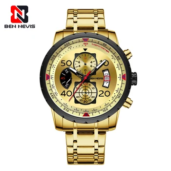 Ben Nevis 2020 M. Naujo Dizaino Vyrai Laikrodžiai Top Brand Verslo Kvarco Atsitiktinis Vandeniui Sporto Watch Laikrodis Džentelmenas