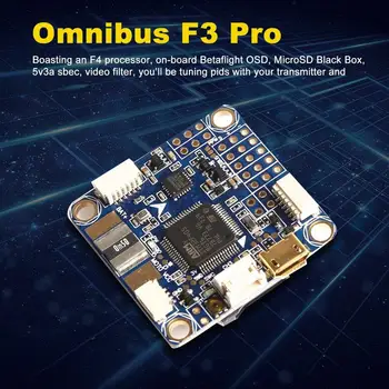 Betaflight Omnibus STM32F4 F4 Pro V3 Skrydžio duomenų Valdytojas Built-in OSD Pasigyrimas yra F4 procesorius borto Betaflight OSD