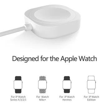 Bevielis Greitas Įkroviklis, Apple Watch Serijos 6 SE 5 4 3 2 1 Greitai, Mini USB Magnetinio Krovimo Doko Stotis iWatch Priedai