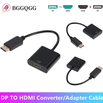 BGGQGG DP HDMI Adapteris DP Male HDMI Female Vaizdo Garso Keitiklis skirtas PC, Nešiojamas Projektorius, Ekranas Uosto į HDMI Adapteris