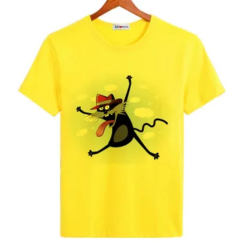 BGtomato Funny cat mielas animacinių filmų t marškinėliai vyriški naujas stilius personaltiy tendencija marškinėliai Prekės geros kokybės kūrybos marškinėliai karšto pardavimo